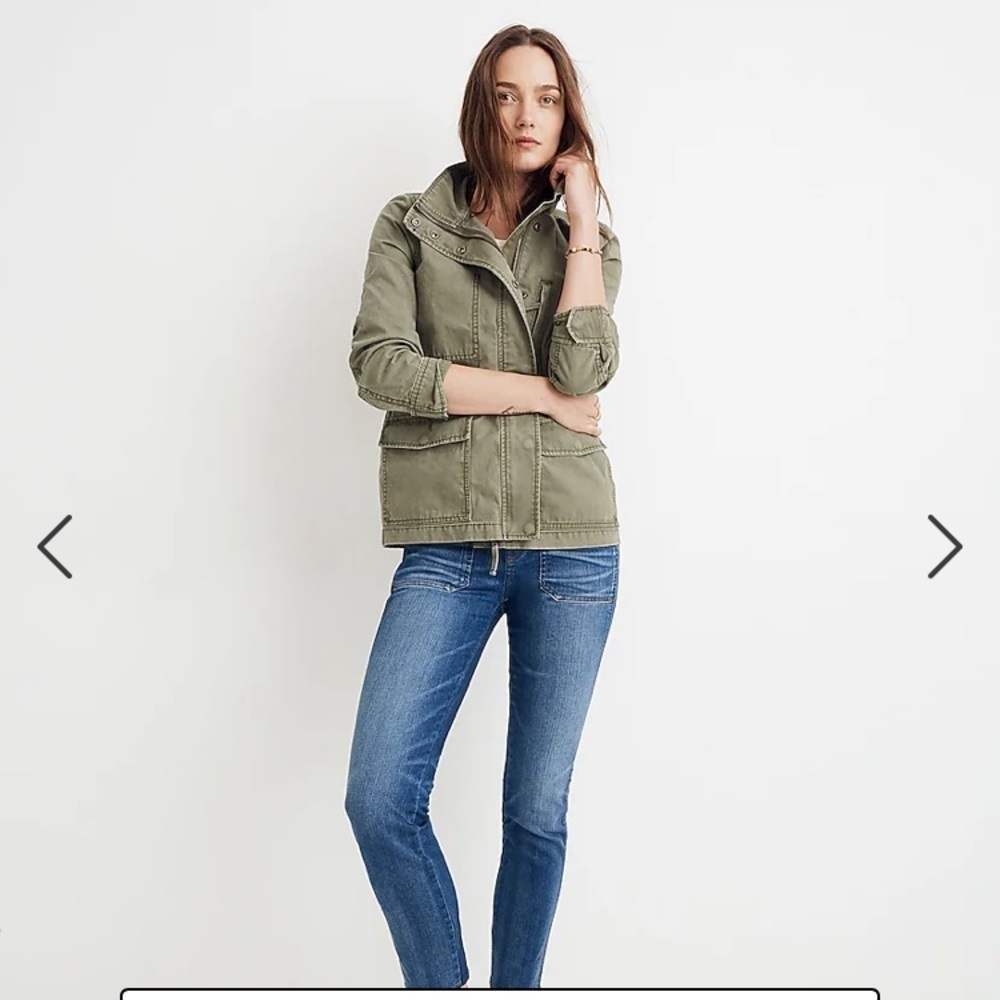 Madewell Passage Jacket in Dessert Olive Green Size XS! - Picture 2 of 10